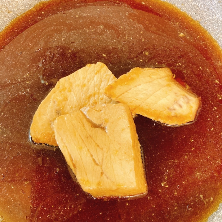 ふっくらやわらか!メカジキの煮付け